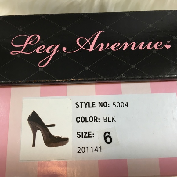 Stiletto Mary Janes Von Leg Avenue - Rot, Plateauabsatz, Größe 10